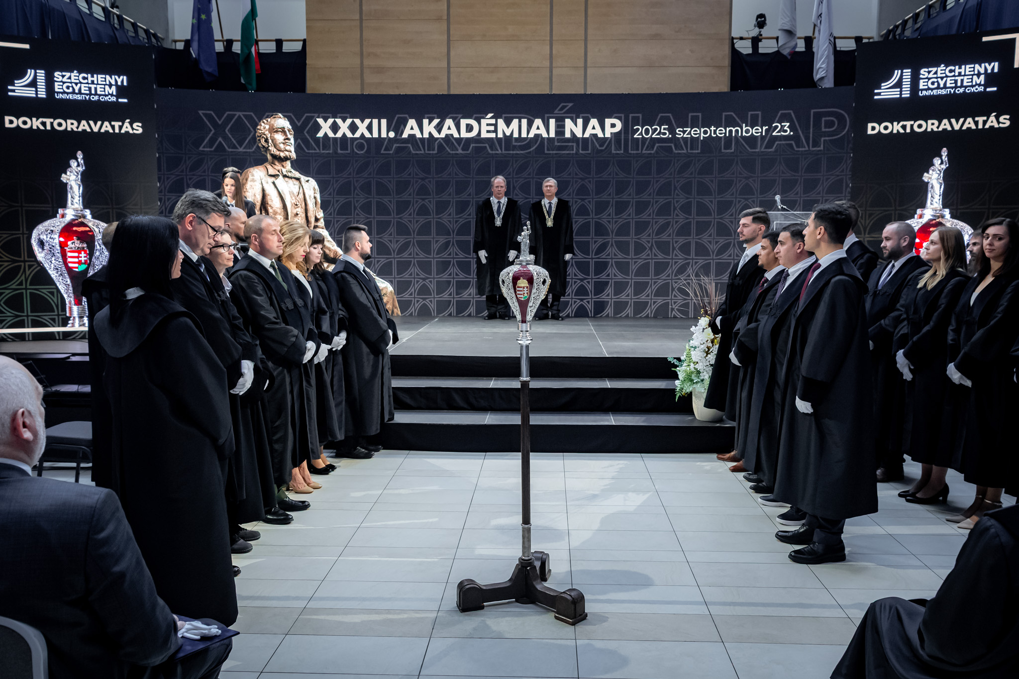 More than 30 people took their doctoral oath at the ceremony. (Photo: András Adorján)